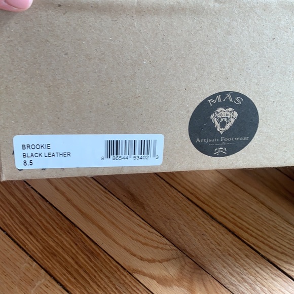 Black Leather Booties - Picture 5 of 5